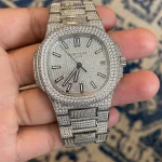 Patek Philippe Nautilus “Iced Out??5719/10G Authentic Copy 1:1 photo review