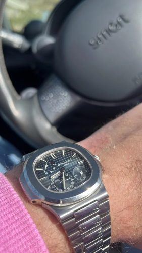 Patek Philippe Nautilus Steel Blue Dial Moon Phase 5712/1A-001 Supreme Replica Edition photo review