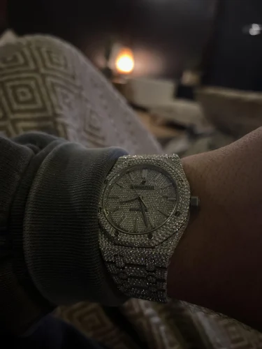 Patek Philippe Nautilus “Iced Out??5719/10G Authentic Copy 1:1 photo review