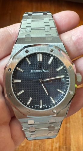 Audemars Piguet Royal Oak 15500ST “Blue Dial” Perfect Duplicate Edition photo review