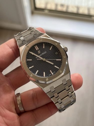 Audemars Piguet Royal Oak 15500ST “Blue Dial” Perfect Duplicate Edition photo review