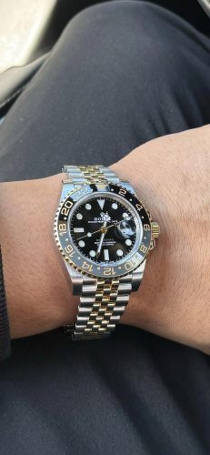 Superclone Rolex GMT-Master II Black Dial “Zombie??126713GRNR photo review
