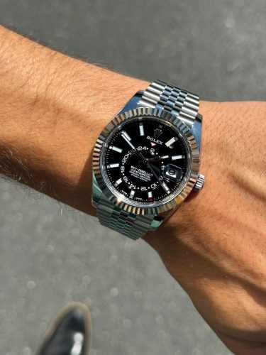 Rolex Sky-Dweller 326934 “Black Dial Jubilee” Masterpiece Replica photo review