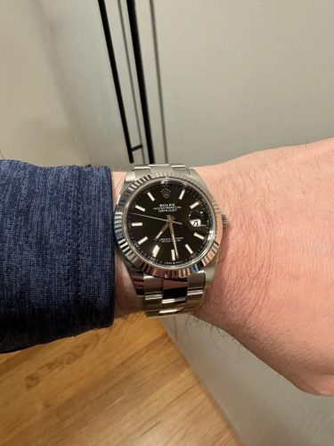 Rolex Datejust Automatic Black Dial 116334BKSO Top Replica 1:1 photo review