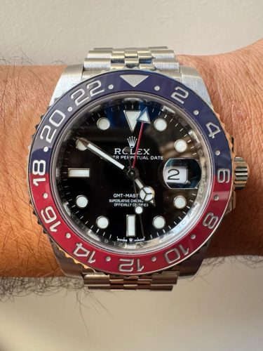 Superclone Rolex GMT-Master II 126710BLRO “Pepsi??Jubilee photo review