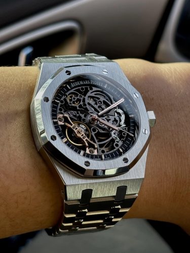 AP Royal Oak “Skeleton” Openworked 15407ST.OO.1220ST.01 Perfect Duplicate Edition photo review
