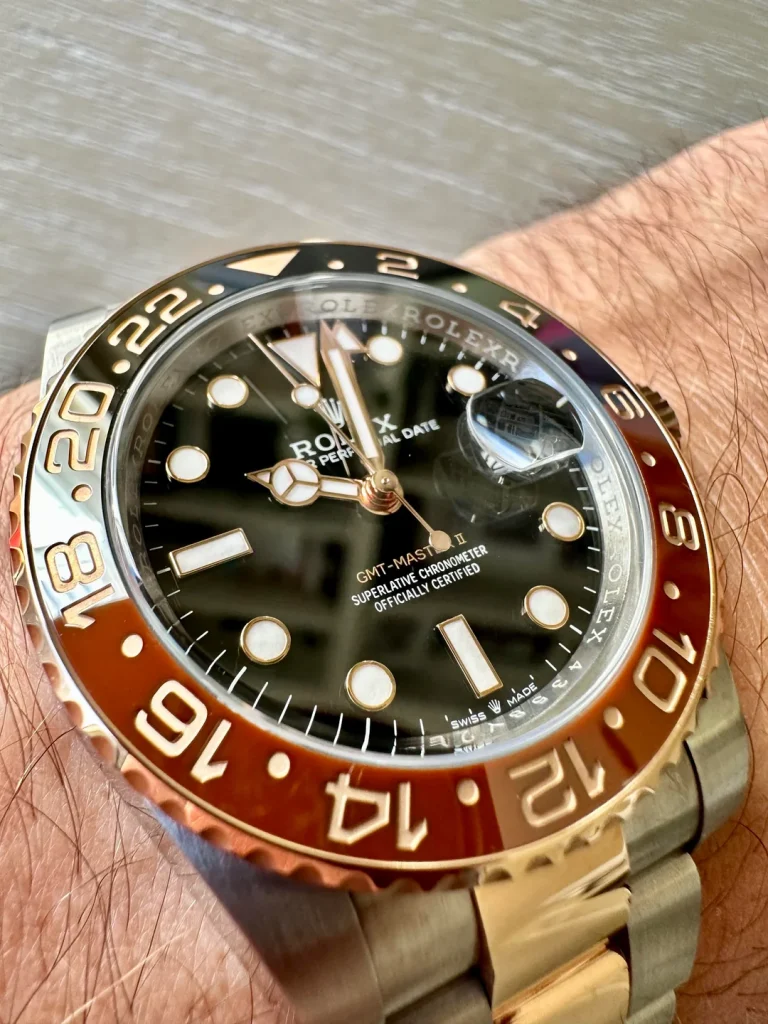 Rolex GMT-Master II 126711CHNR “Root Beer??Deluxe Copy Quality photo review