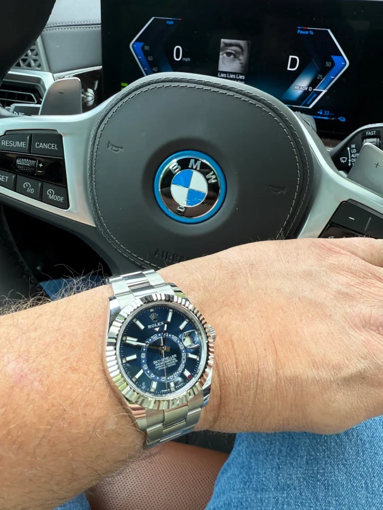 Rolex Sky-Dweller Bright blue Dial 336934 Oyster Clone photo review