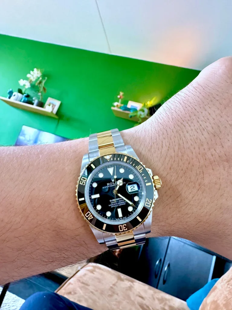Rolex Submariner Date 126613LN “Two-Tone Black Dial??Deluxe Copy Quality photo review