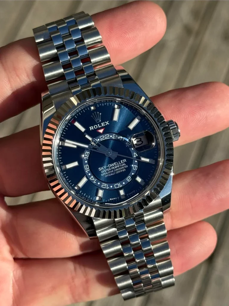 Rolex Sky-Dweller Bright blue Dial 336934 Oyster Clone photo review