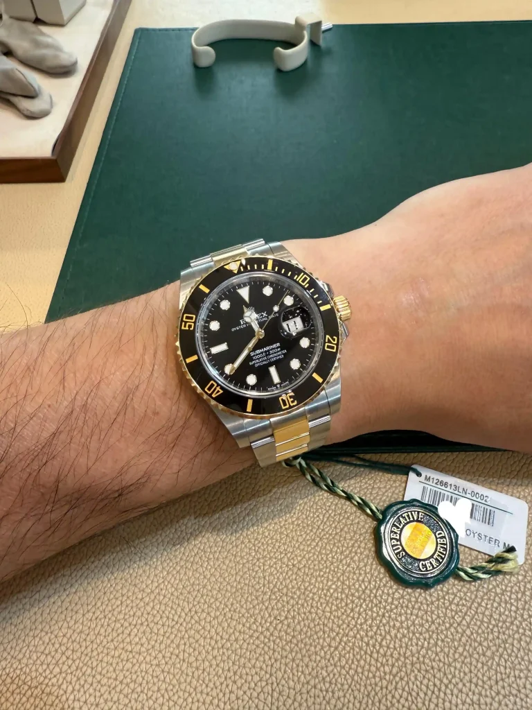 Rolex Submariner Date 126613LN “Two-Tone Black Dial??Deluxe Copy Quality photo review
