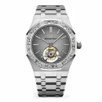 Audemars Piguet Royal Oak Tourbillon Extra-Thin 26510PT.OO.1220PT.01 “Platinum Diamond” Handcrafted Clone Quality