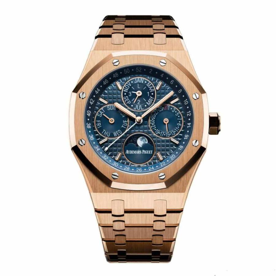 AP-Rose-Gold-Blue-Dial-Replica.webp Audemars Piguet Royal Oak Chronograph 26240OR.OO.1320OR.01 “Rose Gold” Elite Super Clone - Image 1