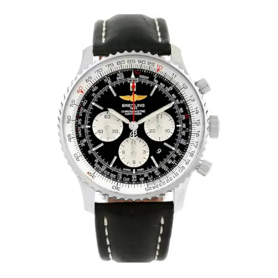 Breitling-Navitimer-01-46mm-Black-Dial-Replica.webp Breitling Navitimer 01 AB0127211B1A1 High-End Clone Quality - Image 1