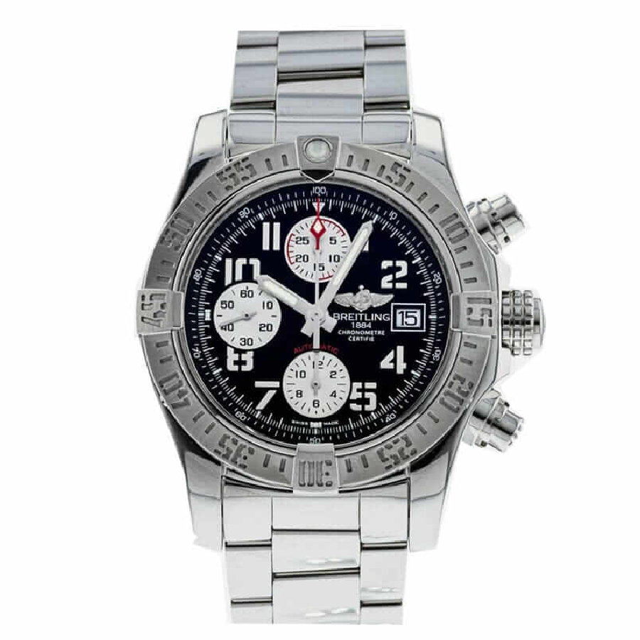 Breitling-Super-A13370-Replica3.webp Breitling Super Avenger II A13370 “Black Dial” Premium Duplicate Edition - Image 1
