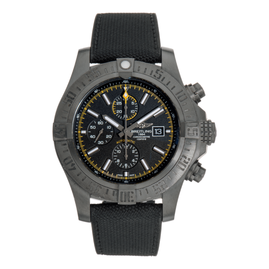 Breitling-Super-Avenger-II-Black-Steel-M133711A_BF30-Replica.webp Breitling Super Avenger II M133711A/BF30 “Black Steel” Luxury Clone Quality - Image 1