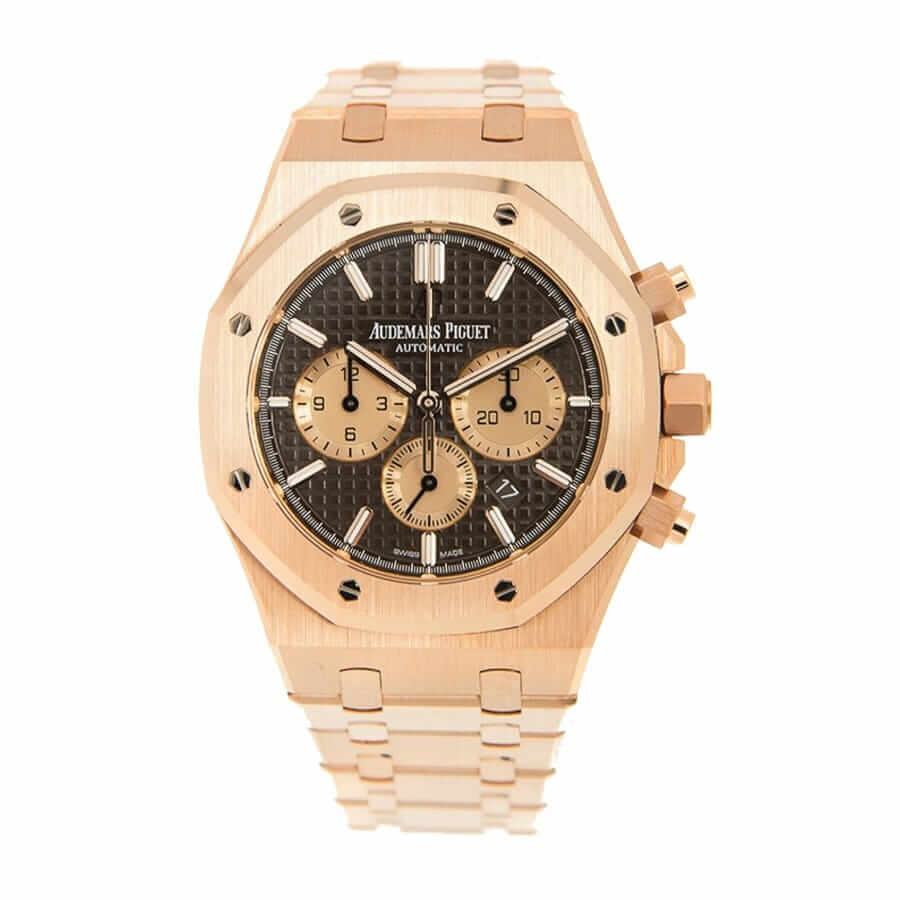 audemars-piguet-royal-oak-chocolate-dial-26331or-oo-1220or-02-replica.jpg AP Royal Oak Chronograph 26331OR.OO.D821CR.01 “Rose Gold” High-End Replica 1:1 - Image 1
