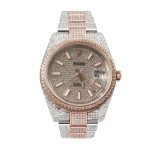 Rolex Datejust 126303 “Two-Tone Iced Out” Premium Duplicate Edition