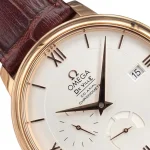 Omega De Ville Brown Leather Strap 424.53.40.21.02.001 Top Replica 1:1 - Image 3