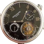 Patek Philippe Tourbillon Moonphase Black Dial Elite Clone Edition - Image 3