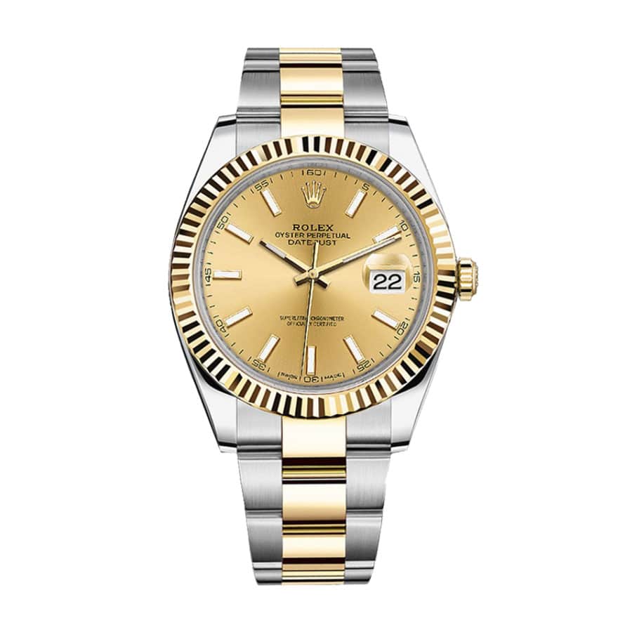rolex-datejust-126333-steel-yellow-gold-champagne-dial-oyster-replica-1.jpg Rolex Oyster Perpetual Yellow Gold 126333 Top Replica 1:1 - Image 1