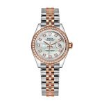 Rolex Lady-Datejust 279381RBR Everose Gold Sundust Diamond High-End Replica 1:1