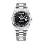 Rolex Day-Date 218206 “Black Dial” Supreme Replica Edition